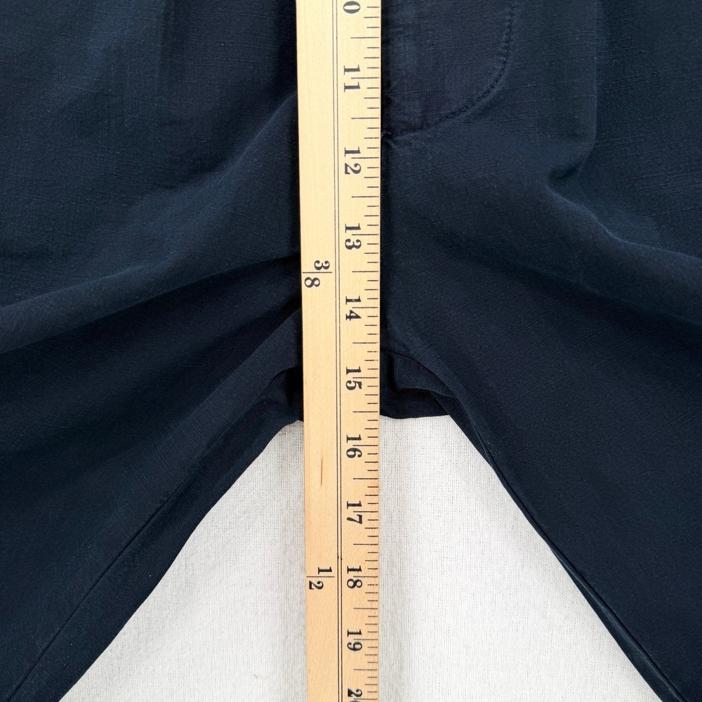 RUDY JUDE Pleated Trousers Pants Womens Black Indigo Size 2 High Rise Wide Leg - Picture 11 of 16